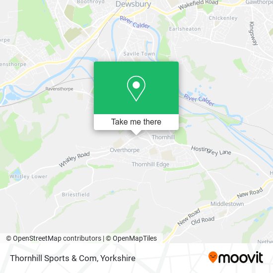 Thornhill Sports & Com map