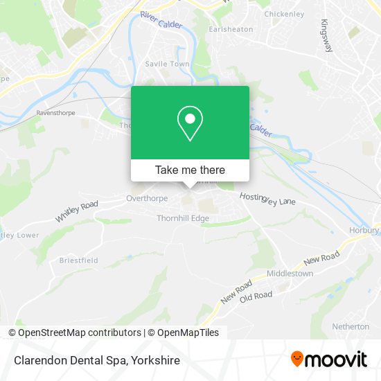 Clarendon Dental Spa map