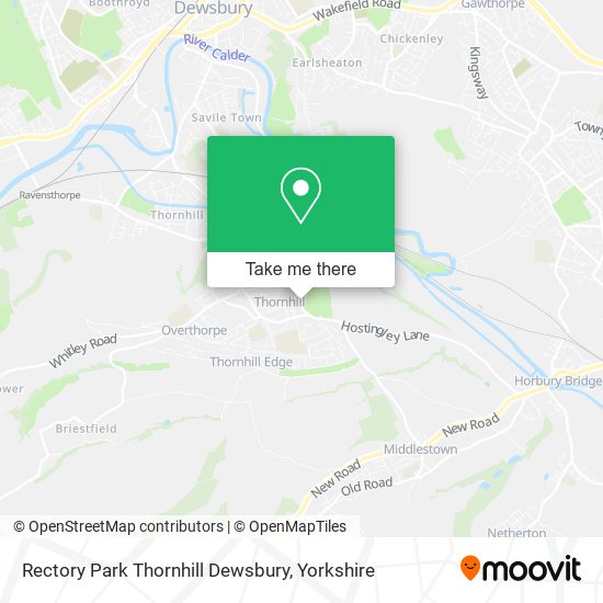 Rectory Park Thornhill Dewsbury map