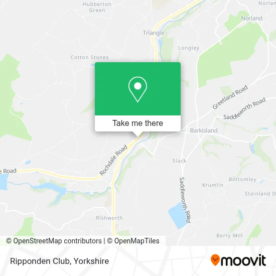 Ripponden Club map