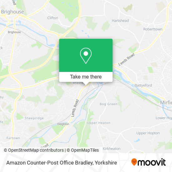 Amazon Counter-Post Office Bradley map