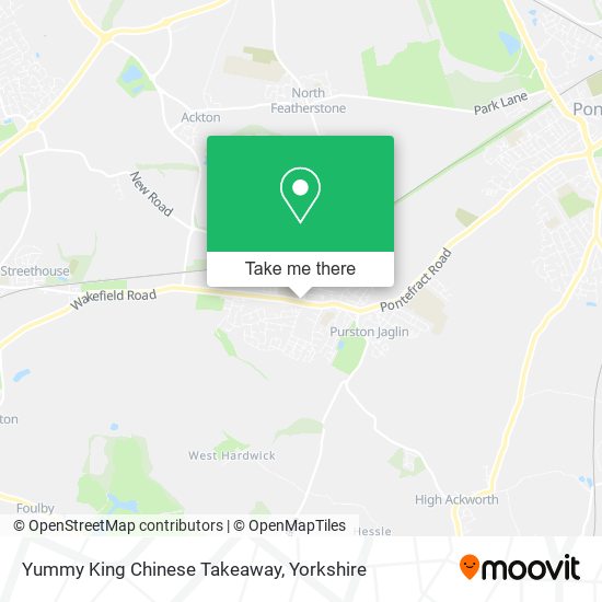 Yummy King Chinese Takeaway map