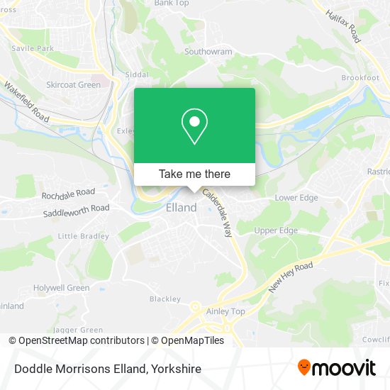 Doddle Morrisons Elland map