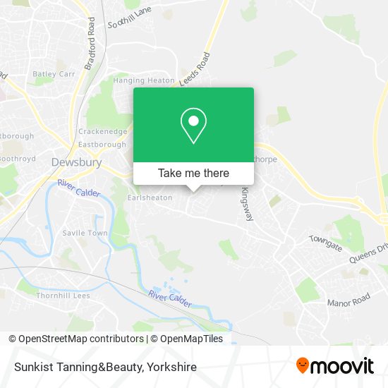 Sunkist Tanning&Beauty map
