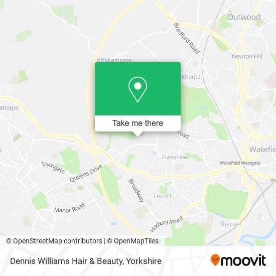 Dennis Williams Hair & Beauty map