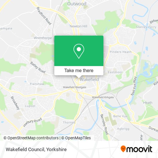 Wakefield Council map