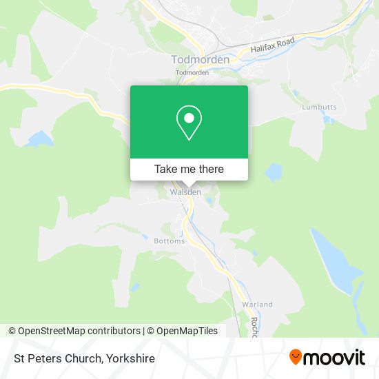 St Peters Church map