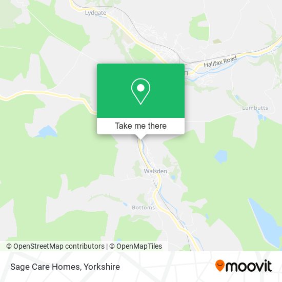 Sage Care Homes map