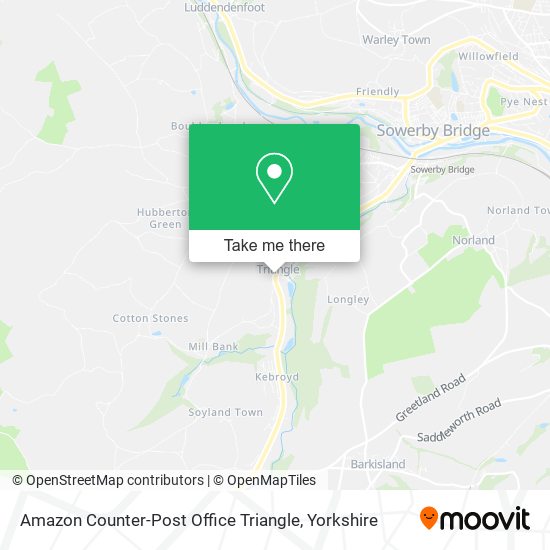 Amazon Counter-Post Office Triangle map