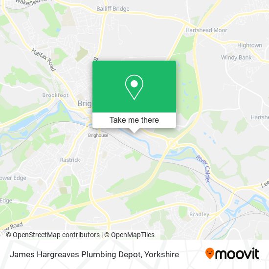 James Hargreaves Plumbing Depot map