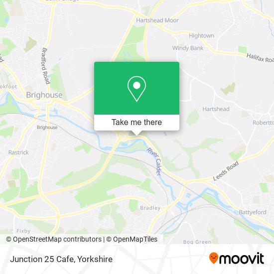 Junction 25 Cafe map