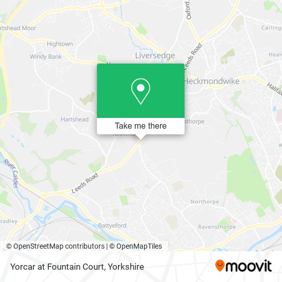 Yorcar at Fountain Court map