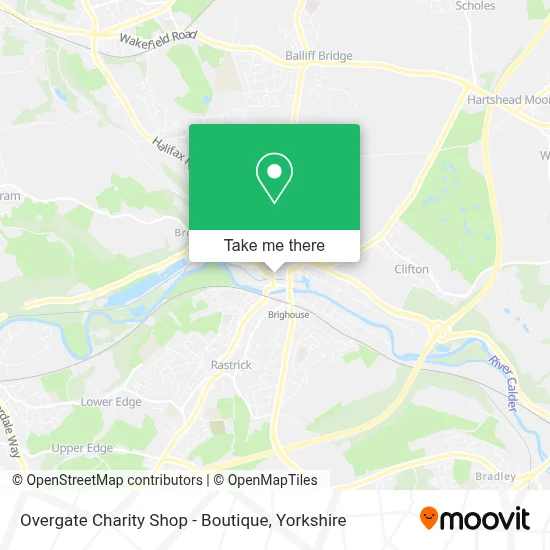 Overgate Charity Shop - Boutique map