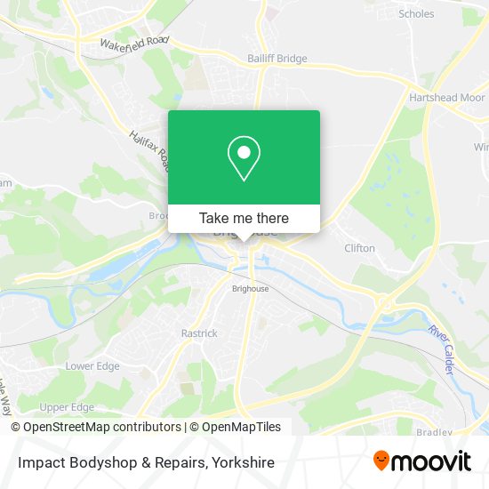 Impact Bodyshop & Repairs map