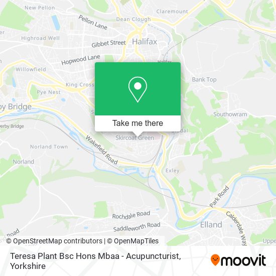 Teresa Plant Bsc Hons Mbaa - Acupuncturist map