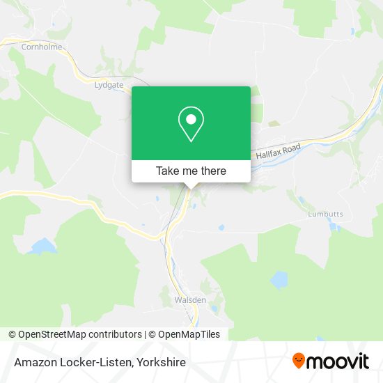 Amazon Locker-Listen map