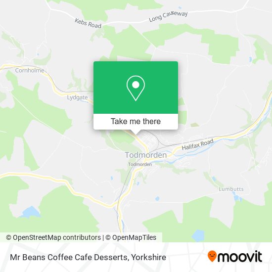 Mr Beans Coffee Cafe Desserts map