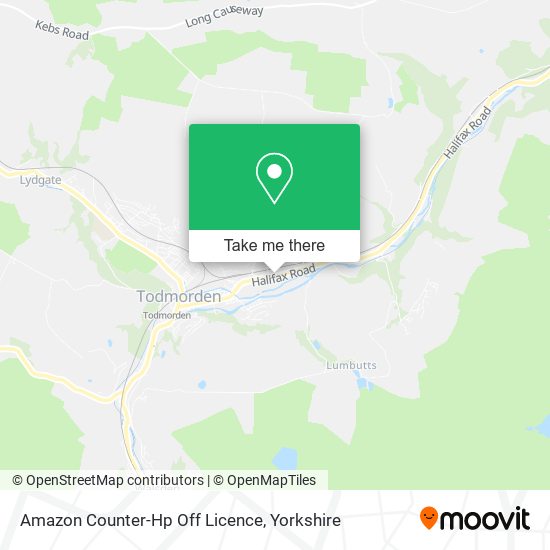 Amazon Counter-Hp Off Licence map