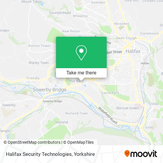 Halifax Security Technologies map