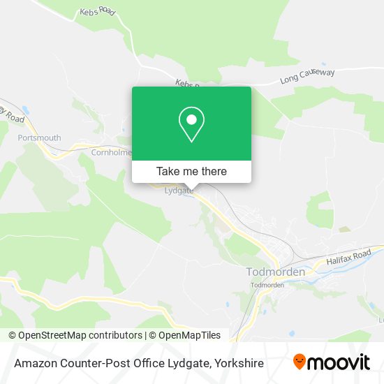 Amazon Counter-Post Office Lydgate map