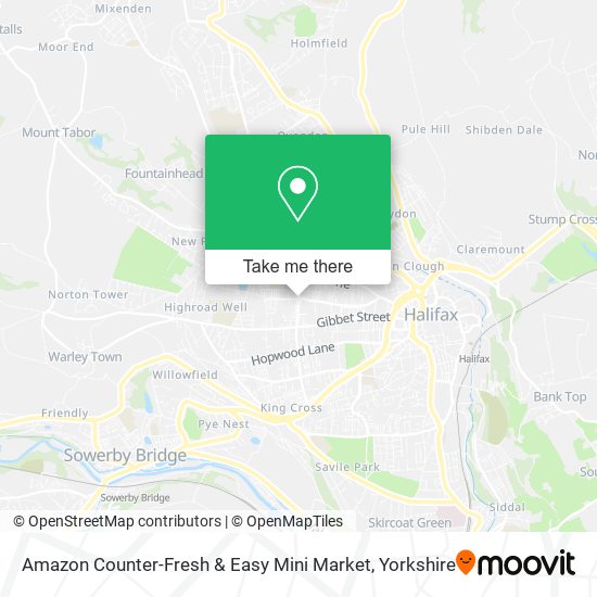 Amazon Counter-Fresh & Easy Mini Market map