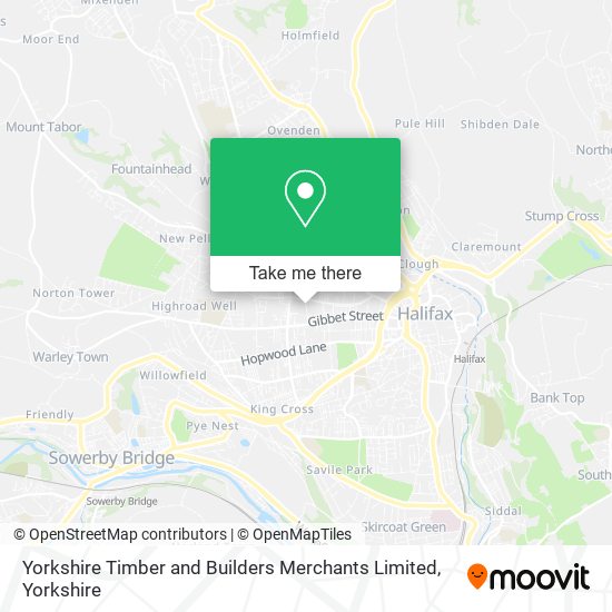 Yorkshire Timber and Builders Merchants Limited map