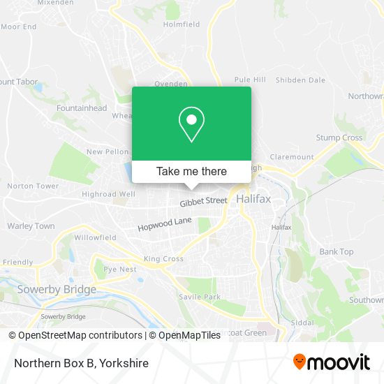 Northern Box B map