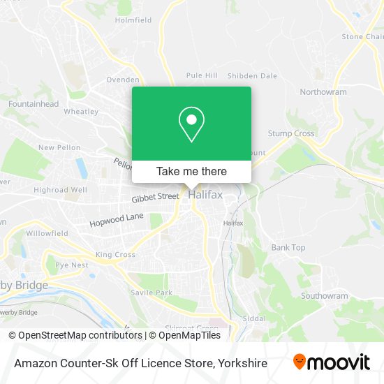 Amazon Counter-Sk Off Licence Store map