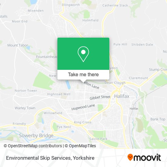 Environmental Skip Services map