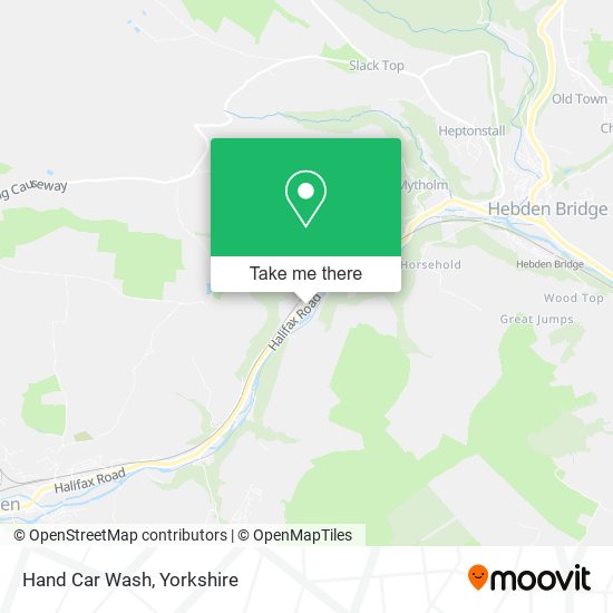 Hand Car Wash map