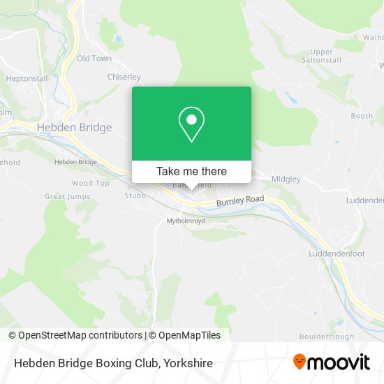 Hebden Bridge Boxing Club map