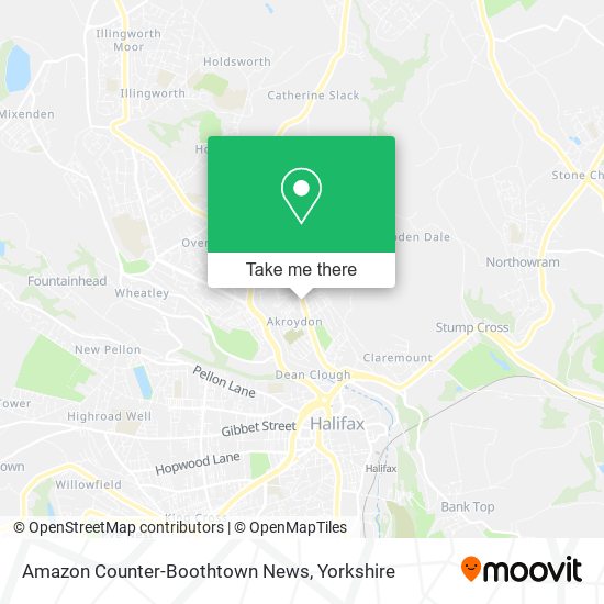 Amazon Counter-Boothtown News map