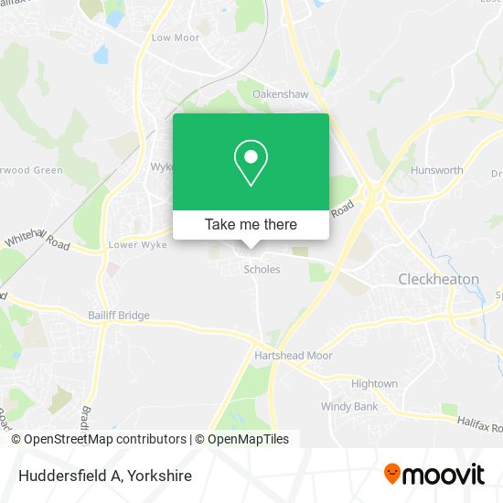 Huddersfield A map