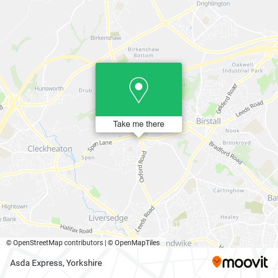 Asda Express map