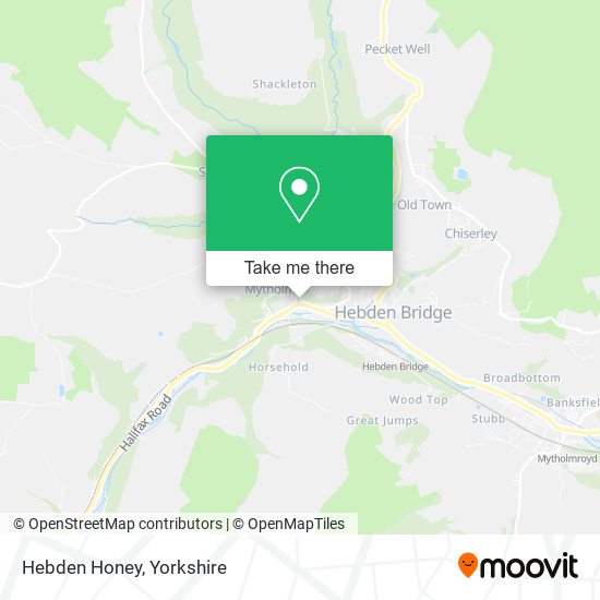 Hebden Honey map