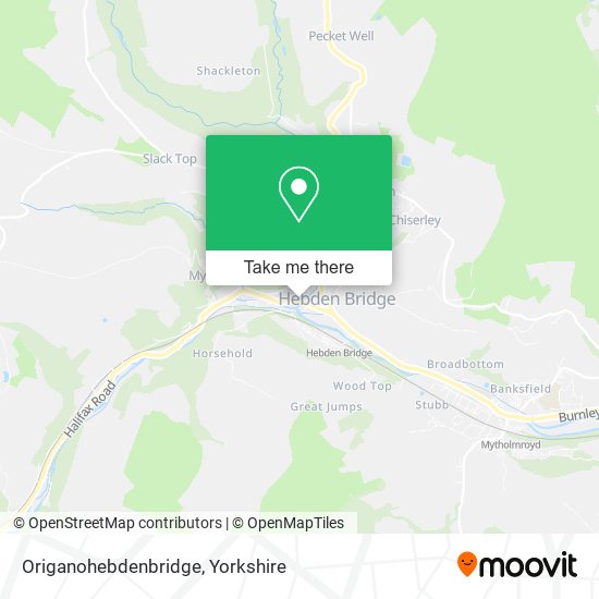 Origanohebdenbridge map