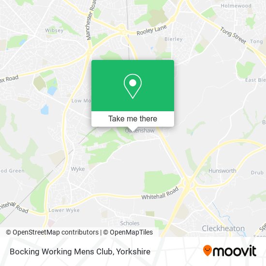 Bocking Working Mens Club map