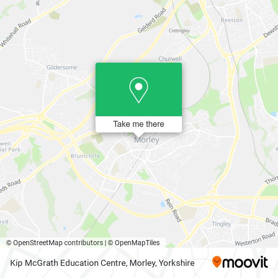 Kip McGrath Education Centre, Morley map