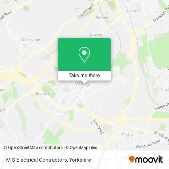 M S Electrical Contractors map