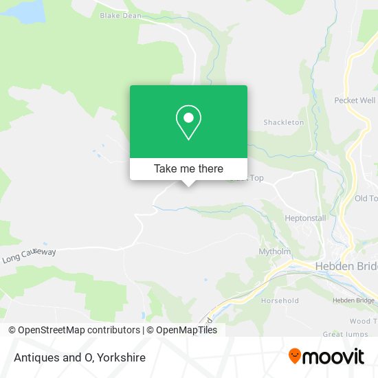 Antiques and O map