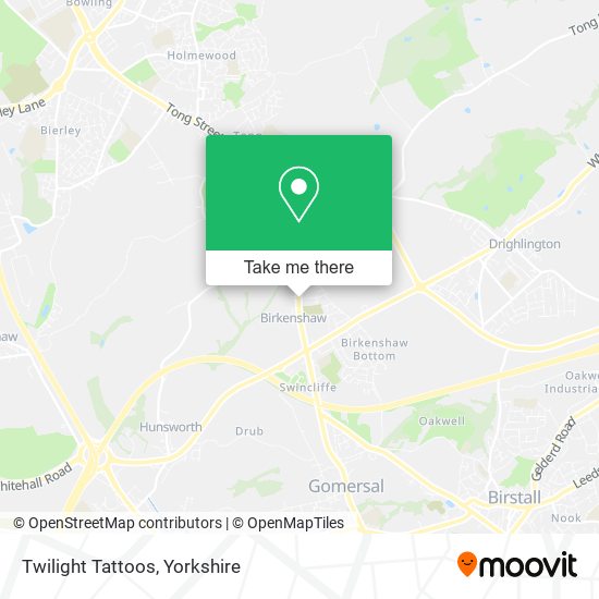 Twilight Tattoos map