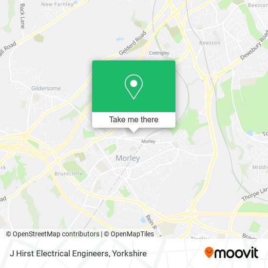 J Hirst Electrical Engineers map