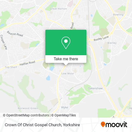 Crown Of Christ Gospel Church map