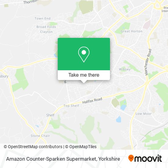 Amazon Counter-Sparken Supermarket map