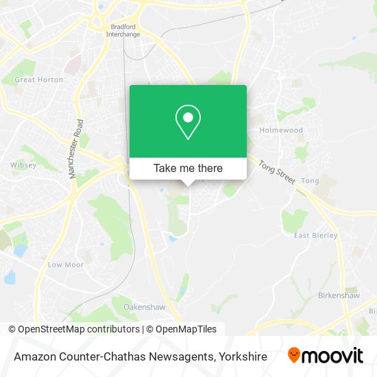 Amazon Counter-Chathas Newsagents map