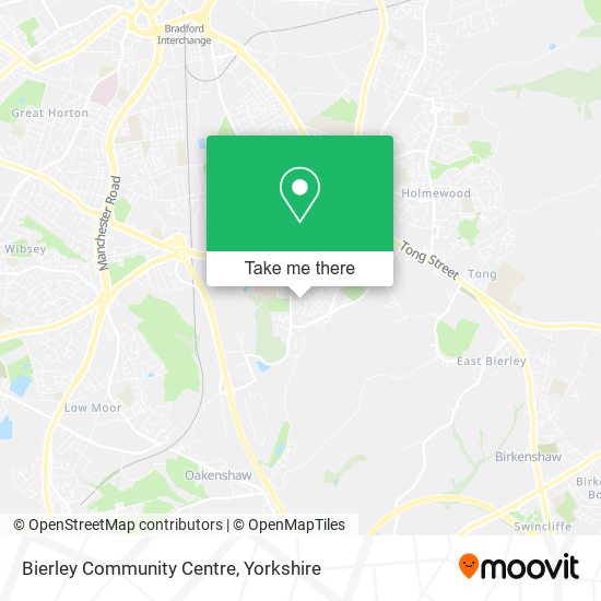 Bierley Community Centre map