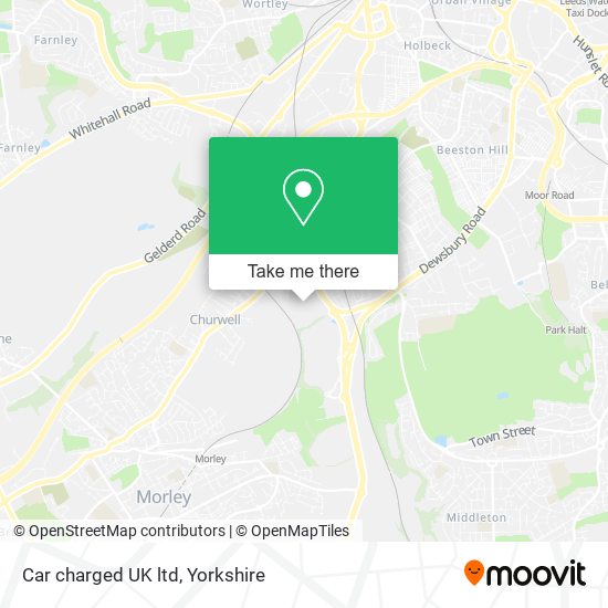 Car charged UK ltd map