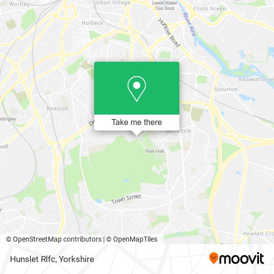 Hunslet Rlfc map