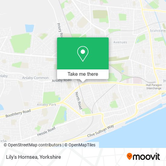 Lily's Hornsea map