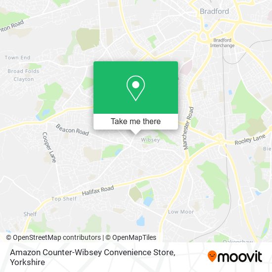 Amazon Counter-Wibsey Convenience Store map